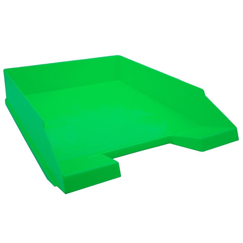 Tavita pentru documente, suport din plastic, 34,5x25x6,5 cm, verde - imagine 5